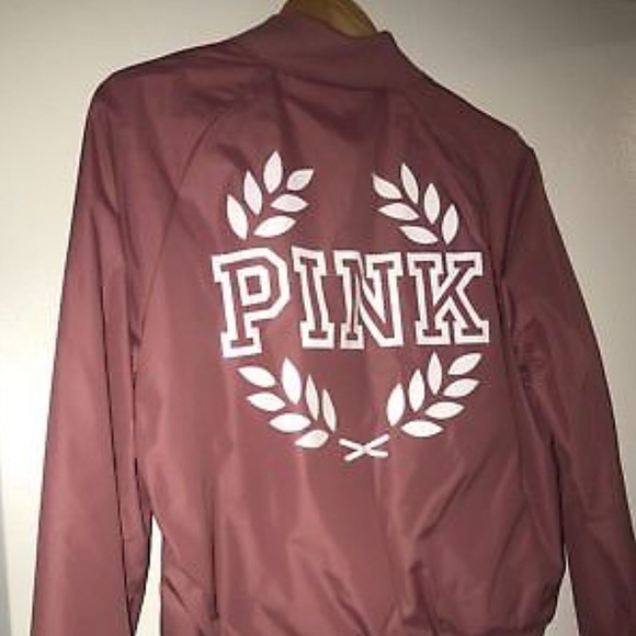 pink victoria secret Jackets & Coats Pink Victoria Secret Bomber